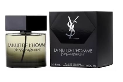 Seductor y elegante: La Nuit de L’Homme combina cardamomo, lavanda y cedro, perfecto para ocasiones especiales