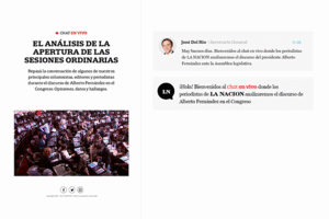 Los periodistas de LA NACION analizarán en tiempo real el discurso de Alberto Fernández en el Congreso
