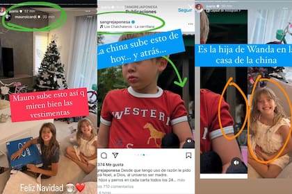Según advirtió Juariu, Mauro Icardi y sus hijas habrían pasado Navidad en la casa de la China Suárez (Foto: Instagram @juariu)