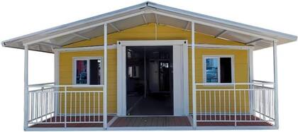 Según Amazon, la vivienda no requiere grandes esfuerzos en su construcción, ya que está completamente equipada con cocina, baño, y dormitorio, todo en un solo paquete (Amazon)