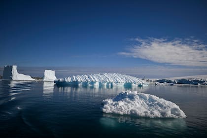 Según científicos de la Universidad de Columbia, hay un temor por el continuo aumento de velocidad del ACC contribuya al aumento del nivel global del mar a medida que el hielo de la Antártida se derrite.(Photo by Juan BARRETO / AFP)