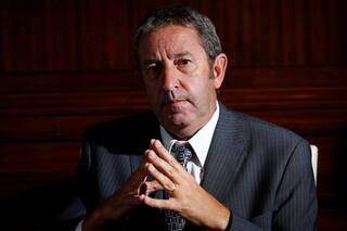 Julio Cobos fue padre a los 65 años