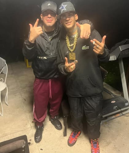 Según detalló Paula Varela en Intrusos, por contrato el setenta por ciento de las ganancias sería para Maxi 'El Brother', y el treinta para L-Gante (Foto: Instagram @maxielbrother)