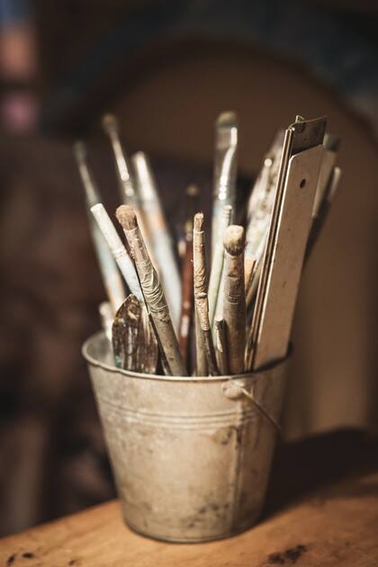 Según el artista, el Mandela que retrató "es el post presidente, muy mayor y ya retirado. Por eso, la sonrisa expresa la satisfacción de la tarea realizada"