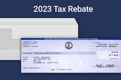 Según el método de la declaración, los cheques serán depositados directamente en la cuenta o enviados por correo