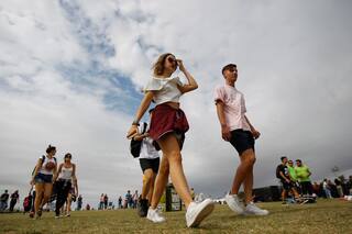 Por pronóstico de tormentas eléctricas, se adelantan los principales shows