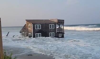 Según el Parque Nacional, desde 2020 un total de 19 casas privadas fueron arrasadas en las playas de la reserva debido al progresivo debilitamiento de la costa