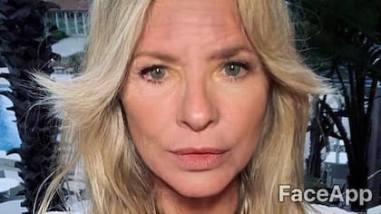 Según FaceApp la China Suárez mantendrá su belleza intacta en unas décadas