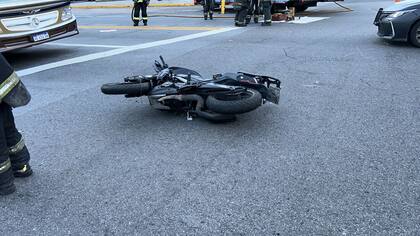 Según fuentes policiales, una maniobra brusca provocó un choque en cadena