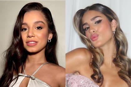 Según Intrusos, Albana Fuentes interpretará a Patito y Julieta Poggio a Antonella en la nueva versión teatral de Patito Feo (Foto: Instagram @dalilamadoery / @poggiojulieta)