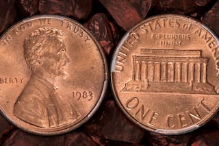 Pagan casi US$30000 por este centavo de cobre de 1983 que tenía un peculiar error