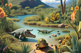 Por qué se tienen indicios de un pasado tropical, con lagos y cocodrilos