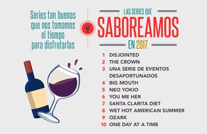 Según las cifras de Netflix, los argentinos vimos Disjointed y The Crown de a un episodio a la vez