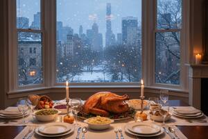 Según las proyecciones del Old Farmer's Almanac, Nueva York podría recibir una nevada temprana alrededor del Día de Acción de Gracias