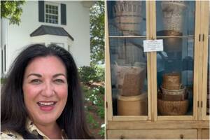 Según los usuarios que vieron el video, el Airbnb que había alquilado la mujer parecía "un museo"