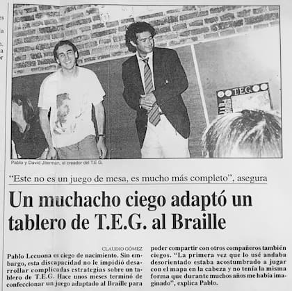 Según recuerda Jiterman, entre los 80 y 90 se fundó la Federación Argentina de T.E.G. que organizaba torneos en todo el país; con la empresa interactuaban para fabricar versionas en braile o la primera versión digital de T.E.G.
