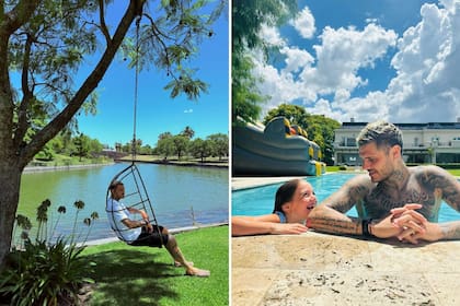 Según reveló Wanda Nara, la propiedad en la que se encuentran Mauro Icardi y sus hijas, en la que ella le había propuesto comprar para su retiro