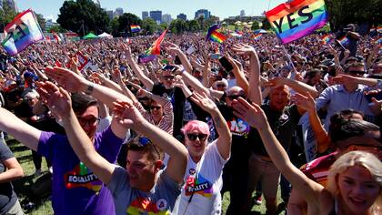 Según una encuesta popular, el 62% de la sociedad australiana abala el matrimonio homosexual