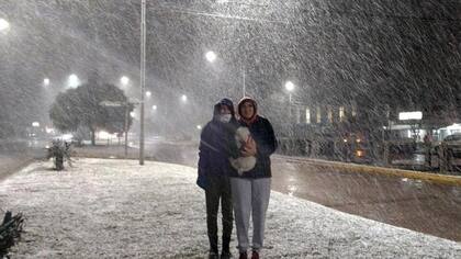 Segunda nevada del año en Sierra de la Ventana