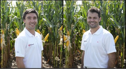 Segundo Delor, gerente de marca, y Agustín Manavella, gerente comercial