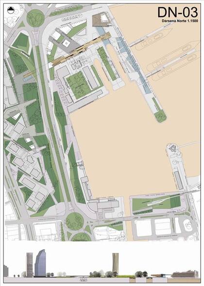 Segundo Premio: Autores: arquitectos Roberto Antonio Converti y Fabio de Marco. Estudio Asociado: MZM Arquitectos (arquitectos A. J. Maletti, F. Zanel y L. Maletti)