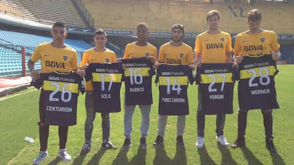 Seis de los refuerzos de Boca para la temporada