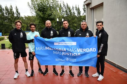 Selección Argentina de Fútbol por Más memoria, más verdad y más justicia en el día nacional de la Memoria.