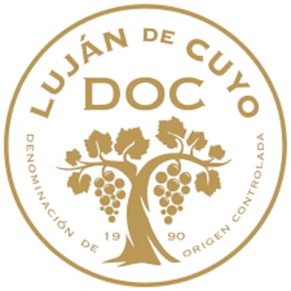 Sello que distingue a los vinos elaborados bajo la DOC Luján de Cuyo