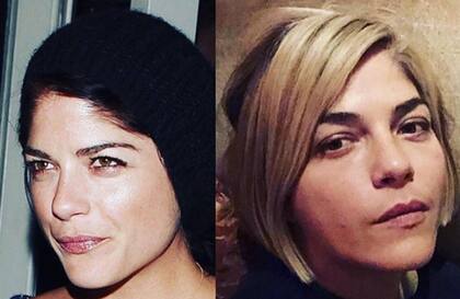 Selma Blair, en 2009 y 2019