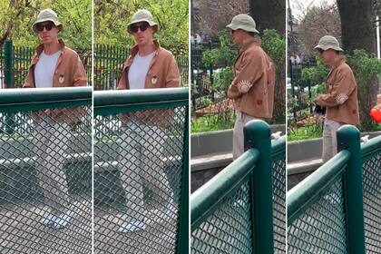 Semanas atrás, Benedict Cumberbatch disfrutó del sol de la mañana junto a su esposa y sus hijos en Plaza Armenia