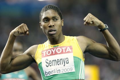 Semenya en 2009: ya era cuestionada por sus niveles de testosterona