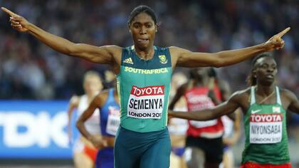 Semenya, imparable en los 800 metros