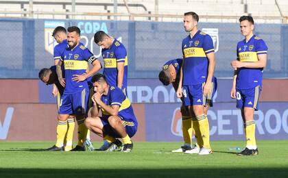 Semifinal de la Copa Liga Profesional 2021 entre Boca Juniors y Racing Club en San Juan.
Derrota de Boca.