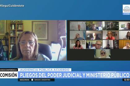 La camarista Silvia Mora cuestionó la intervención del senador Martínez y dijo que ella no era "un apéndice" de su marido