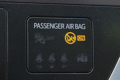 Señal de desactivación del airbag del acompañante