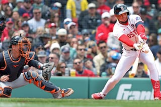 Sencillo de Rafaela conduce a Medias Rojas al triunfo 8-6 ante Tigres en Día de los Patriotas