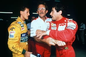 Trauma: cuando Senna tomó del cuello a Schumacher y la paranoia del alemán por la muerte