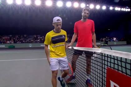 Séptima derrota en fila para Diego Schwartzman: Maxime Cressy lo eliminó en la primera ronda del Masters 1000 de París por 6-3 y 6-3. 31-10-22