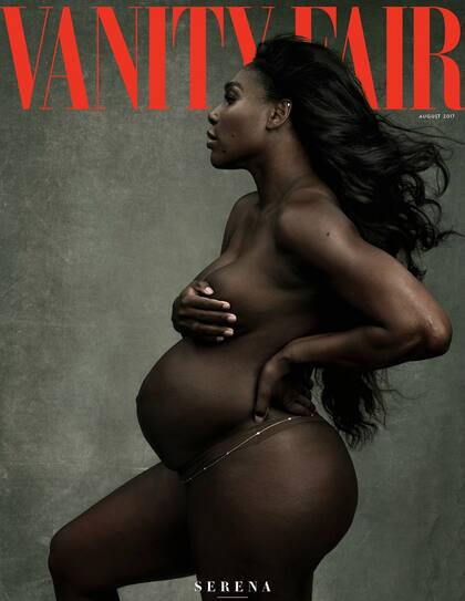 Serena exhibió su avanzado embarazo en Vanity Fair