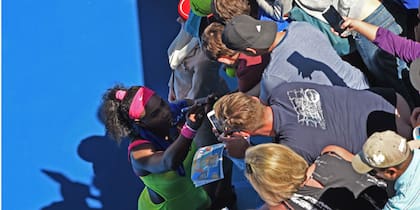 Serena tras su victoria ante la ucraniana Svitolina