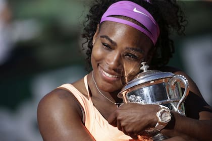 Serena Williams, una de las referentes en la vida de Coco Gauff, ganó tres veces Roland Garros
