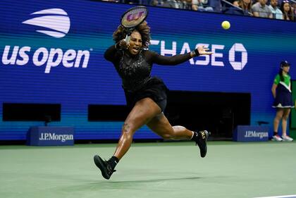 Serena Williams durante su último partido: en el US Open 2022