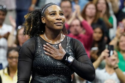 Serena Williams, en septiembre de 2022, tras jugar su último partido: perdió en la tercera ronda del US Open ante Ajla Tomljanovic
