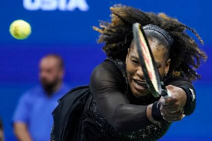Serena Williams en su último partido como profesional, en el US Open