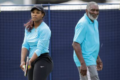 Serena y su padre, Richard Williams, el ideólogo de un fenómeno que superó todo lo pensado 