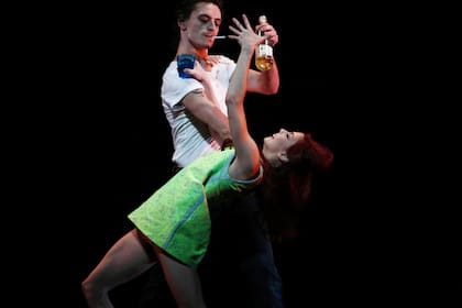 Polunin con Natalia Osipova en una actuación en Nueva York, en 2016