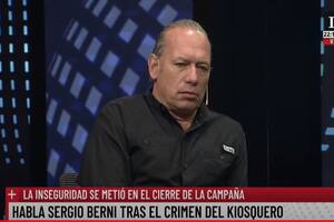 Sergio Berni cruzó a Aníbal Fernández por la inseguridad y avisó que no se va tras la elección