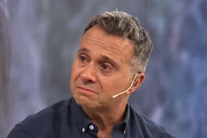 Sergio Lapegüe rompió en llanto en medio de una nota por el asesinato de Kim Gómez