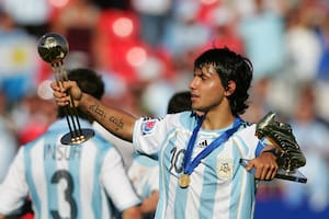 Sergio Agüero fue la gran figura de la selección argentina la última vez que se consagró campeón del Mundial Sub 20, en Canadá 2007
