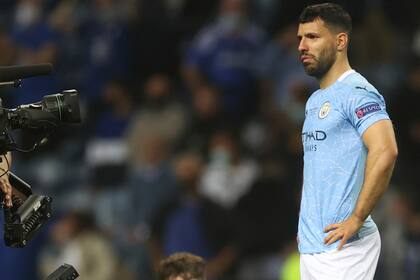 Sergio Aguero, tras la derrota en la final.